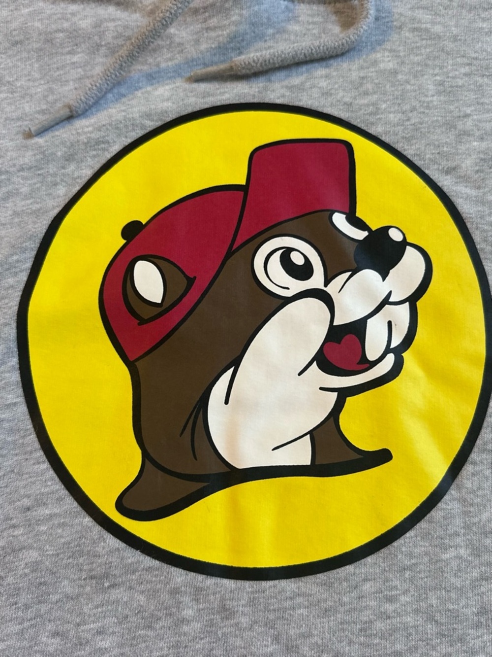 BUC-EE’S Gray Logo Hoodie Sweatshirt Whimsical Athleisure Active Comfy Unisex M - Picture 4 of 11